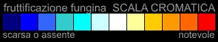 scala cromatica crescita fungina